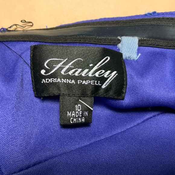 Hailey by Adrianna Pappel Chiffon Ruffled Cocktail Dress - Picture 5 of 7